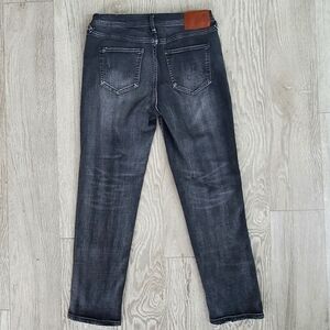 SERRA BY JOIE RUCKER Distressed Black Grey Jeans